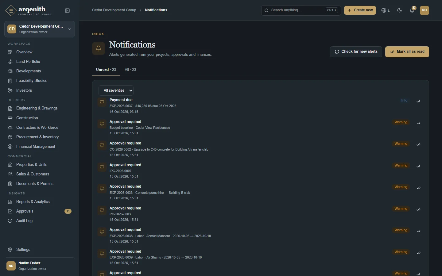 Notifications