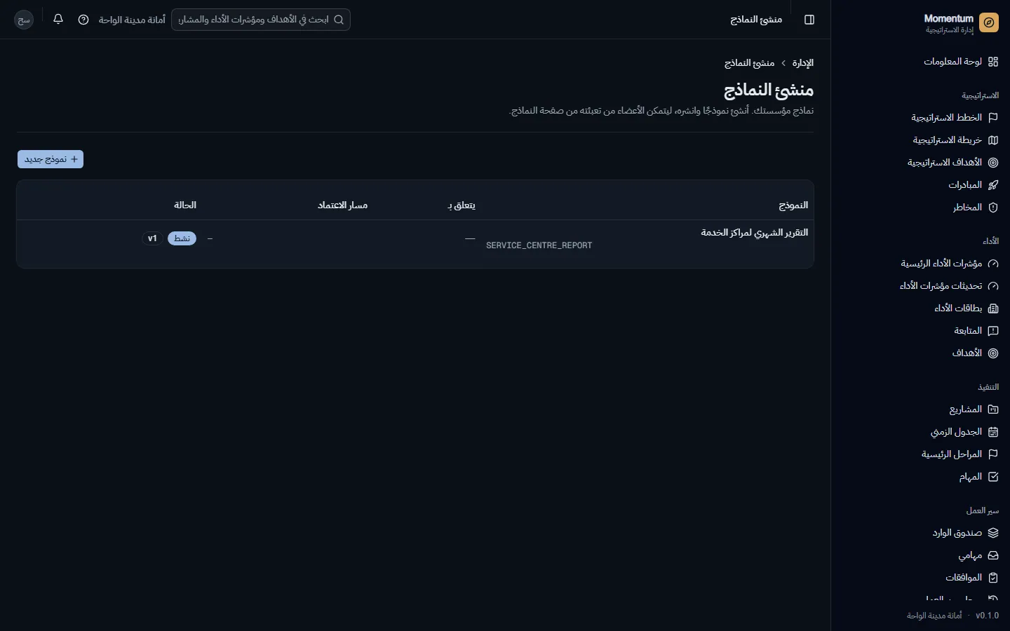 منشئ النماذج
